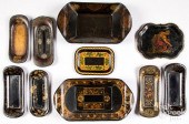 GROUP OF TIN AND TOLEWARE TRAY