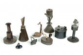GROUP OF TIN LIGHTING DEVICES.