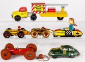 GROUP OF TIN LITHOGRAPH VEHICL