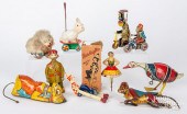 GROUP OF TIN LITHOGRAPH WIND-U