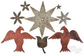 GROUP OF TIN QUILTING PATTERNS