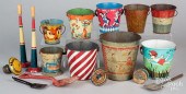 GROUP OF TIN TOYS, TO INCLUDE