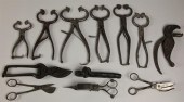 GROUP OF TOOLS AND IMPLEMENTS
