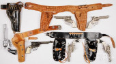 GROUP OF TOY CAP GUNS WITH HOL