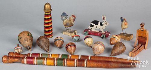 GROUP OF TOYS, TO INCLUDE A PAIR OF