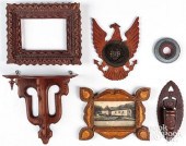GROUP OF TRAMP ART FRAMES, EAR