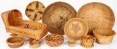GROUP OF TRIBAL BASKETSGroup o