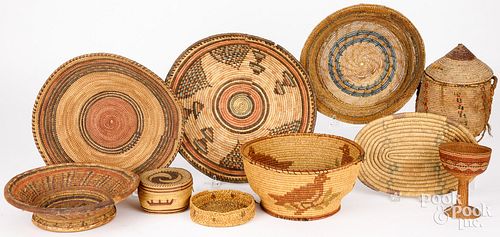 GROUP OF TRIBAL BASKETSGroup of