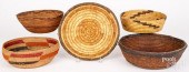 GROUP OF TRIBAL BASKETSGroup o