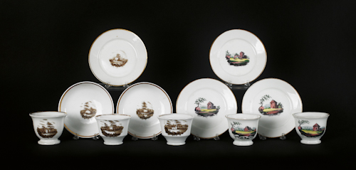 Group of Tucker porcelain