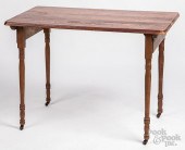 GROUP OF TURNED BED POSTS AND