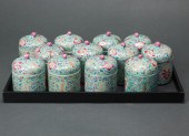 GROUP OF TWELVE CHINESE FAMILL