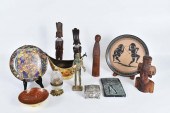 GROUP OF TWELVE DECORATIVE TAB