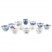GROUP OF TWELVE EXPORT BLUE AN
