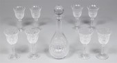 Group of twelve fine crystal s