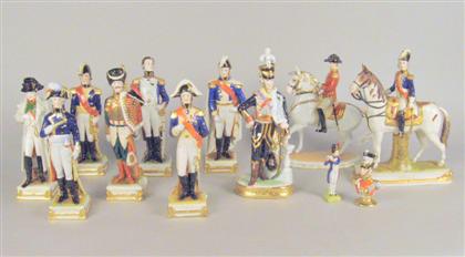Group of twelve German porcelain