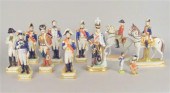 Group of twelve German porcela