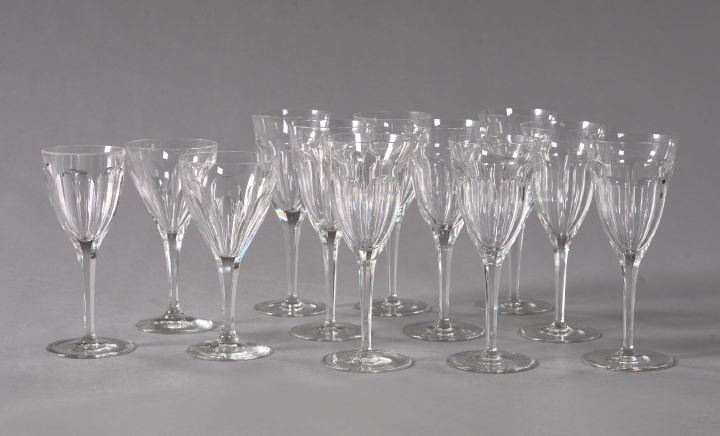Group of Twelve Glass Goblets, 