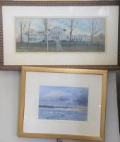 GROUP OF TWELVE PAINTINGS TO I