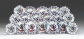 Group of twelve transfer decor