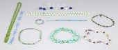 Group of twelve vintage neckla