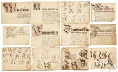 GROUP OF TWELVE VORSCHRIFT AND