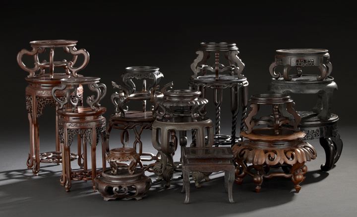 Group of Twenty Chinese Carved