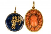 GROUP OF TWO 18 KARAT GOLD & G