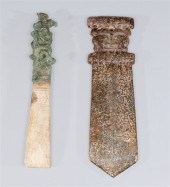 Group of two archaic Chinese s