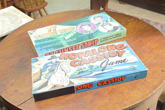GROUP OF TWO BOARD GAMES: 77 SUNSET