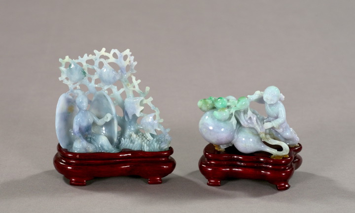 Group of Two Chinese Well-Carved