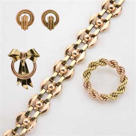 Group of Two-Color Gold