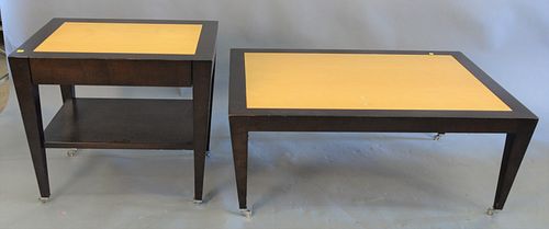 GROUP OF TWO DONGHIA SIDE TABLES,