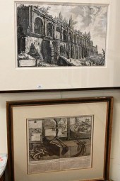 GROUP OF TWO ENGRAVINGS AFTER