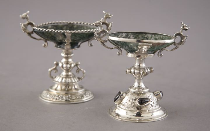 Group of Two German Open Salts, 