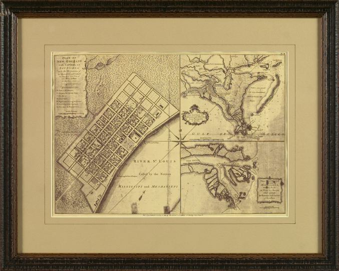 Group of Two Maps,  one an engraved