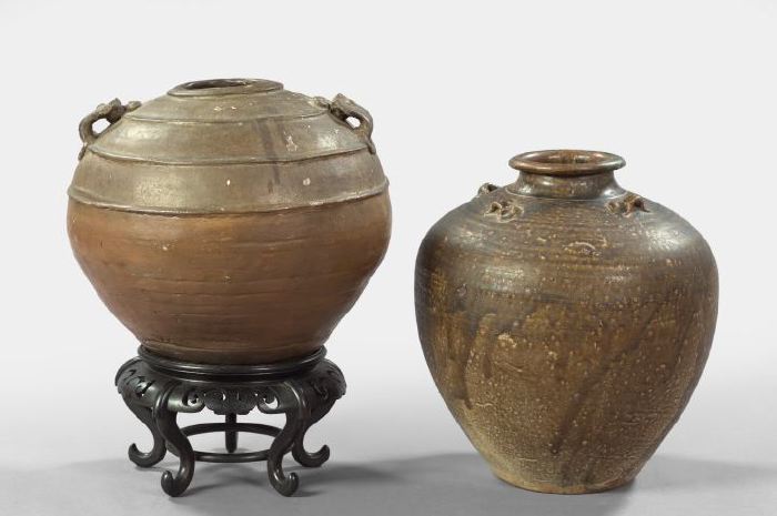 Group of Two Oriental Pottery