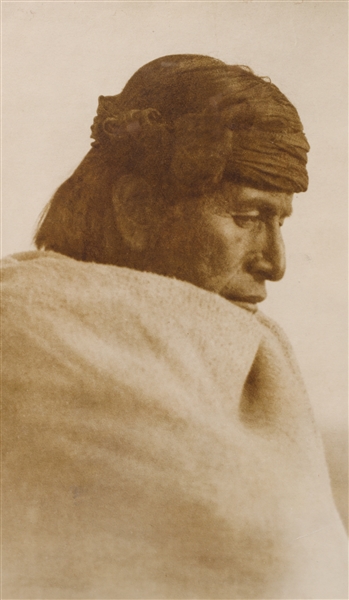 Group of two sepia Apache