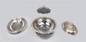 Group of two silver plate serv