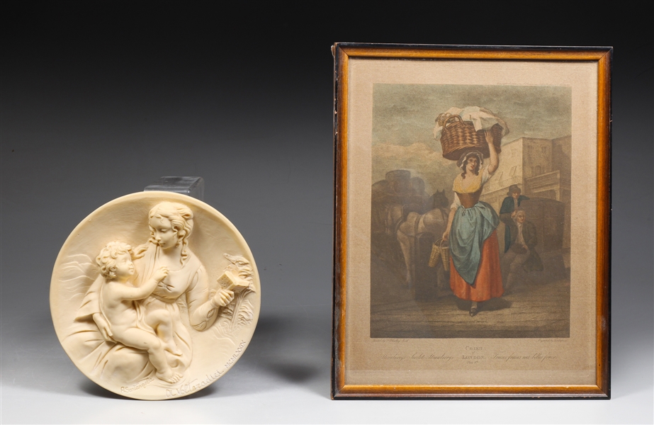 Group of two vintage decorative