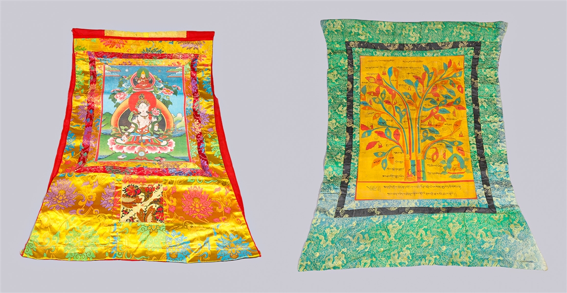 Group of two vintage Tibetan