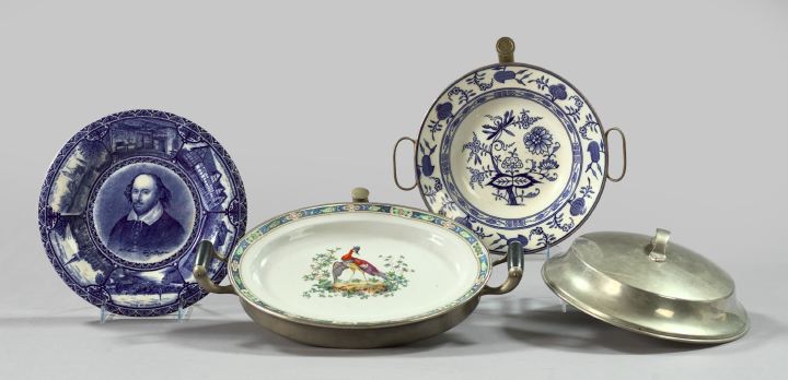 Group of Two Warming Dishes and a