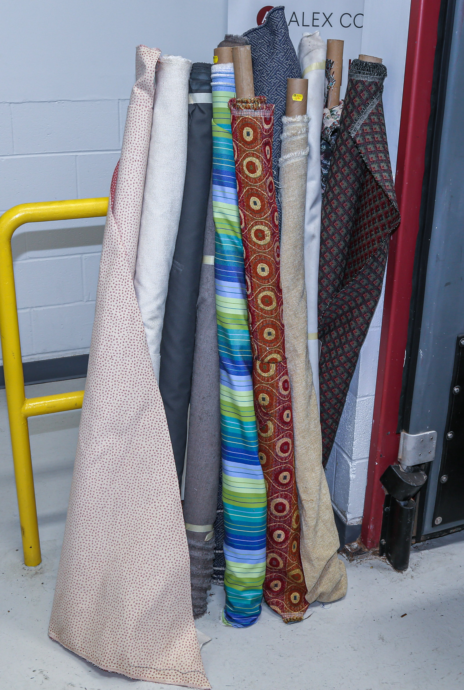 GROUP OF UPHOLSTERY FABRIC