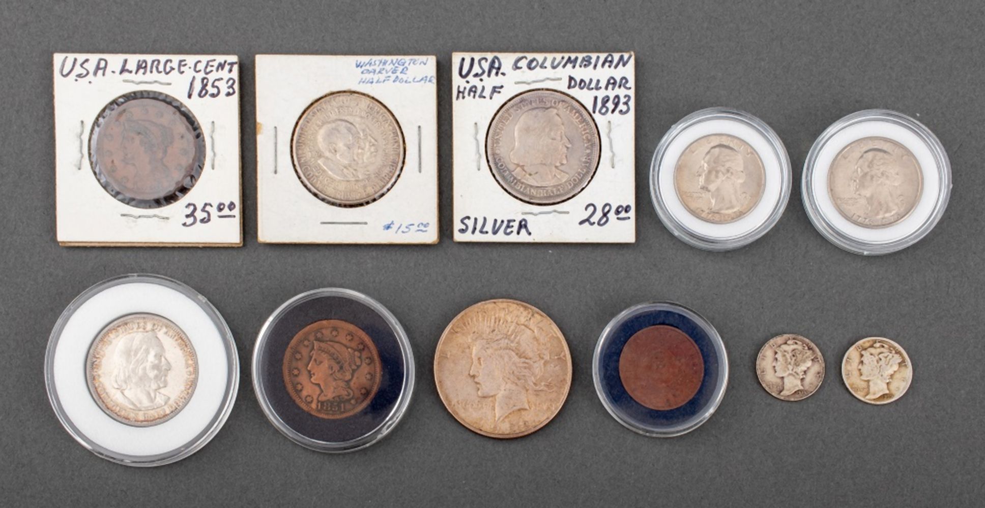 GROUP OF U.S. COINS, 11 Group of