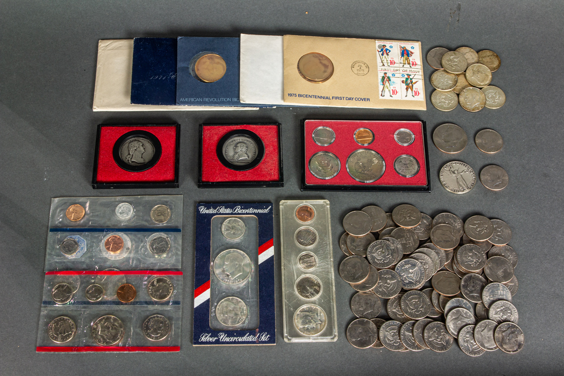 GROUP OF US PROOF AND MINT SETS