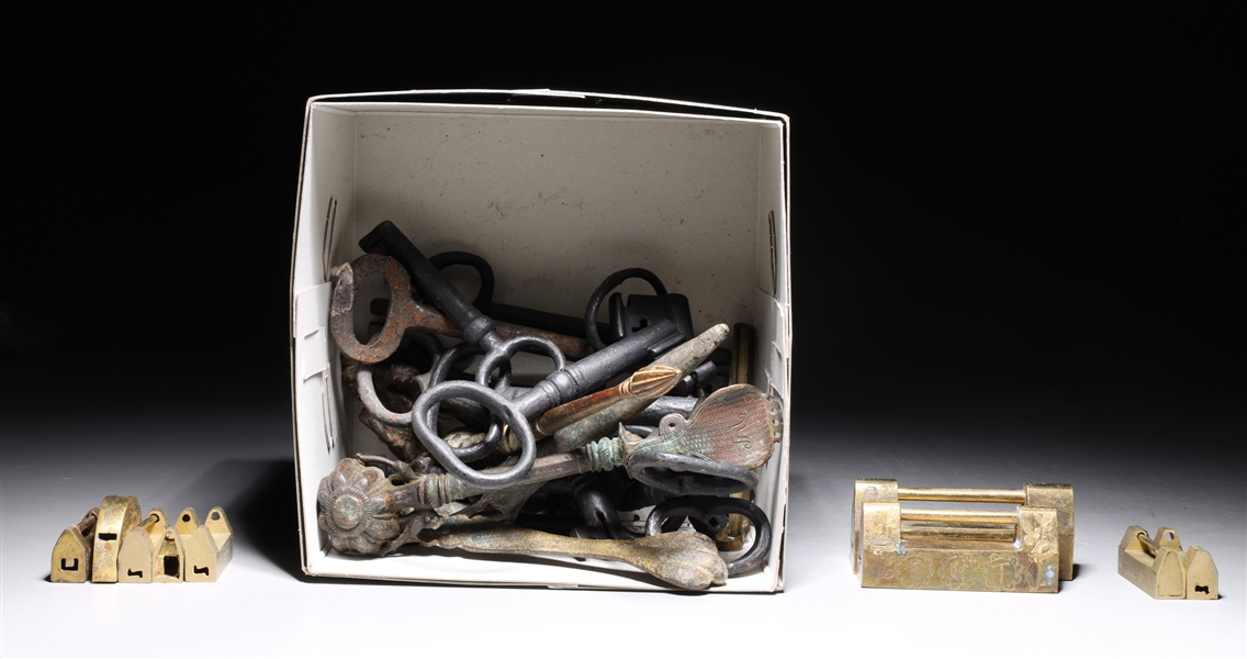 Group of various antique Asian