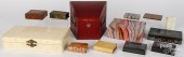 GROUP OF VARIOUS BOXES, 19TH A