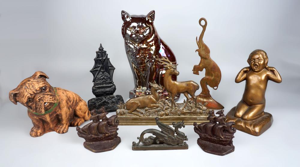 GROUP OF VARIOUS CAST IRON