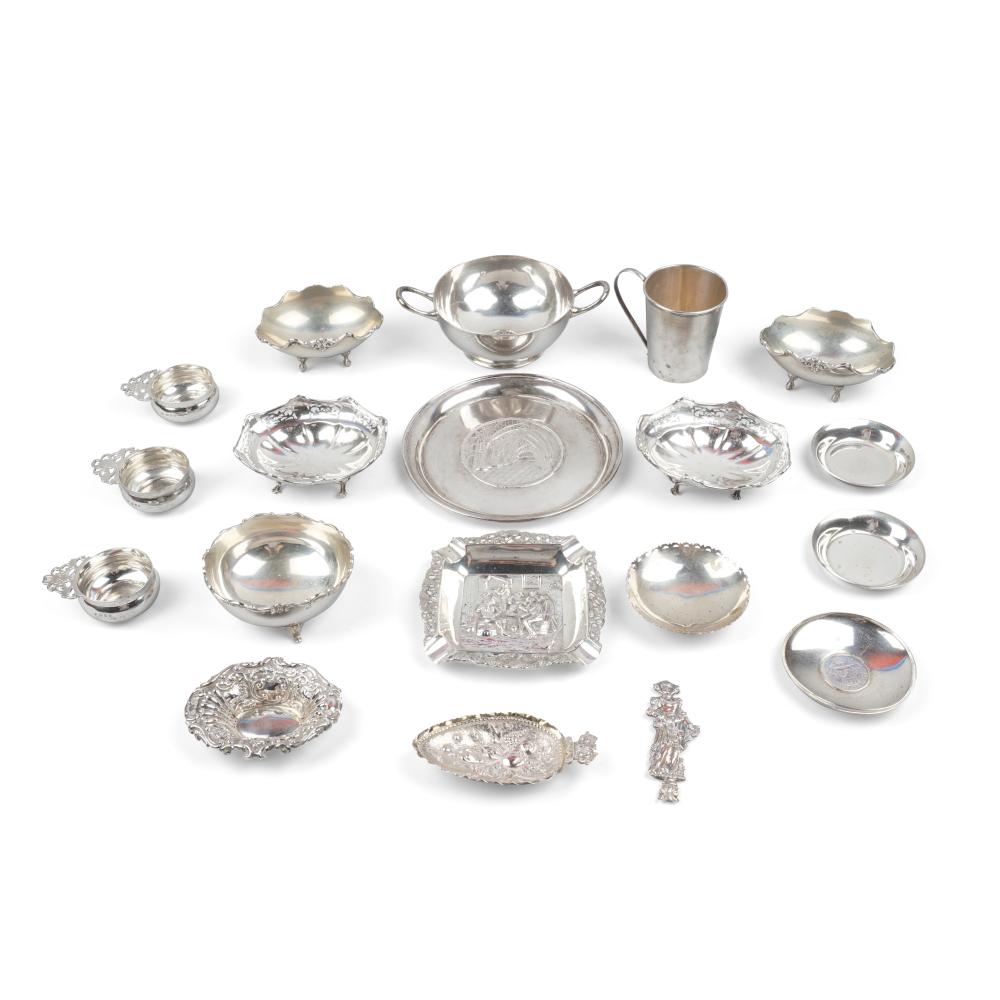GROUP OF VARIOUS PIECES OF SILVER