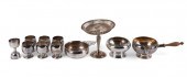 GROUP OF VARIOUS SILVER TABLE